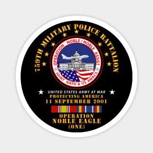 759th Military Police Bn - 911 - ONE w SVC - Seal Magnet